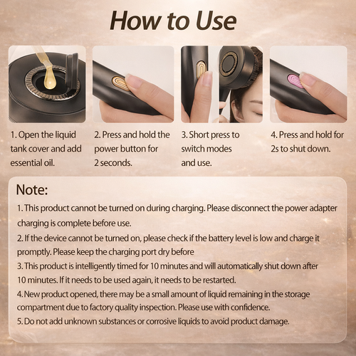 3 in 1 Scalp Massager Hair Growth Hair Oil Applicator