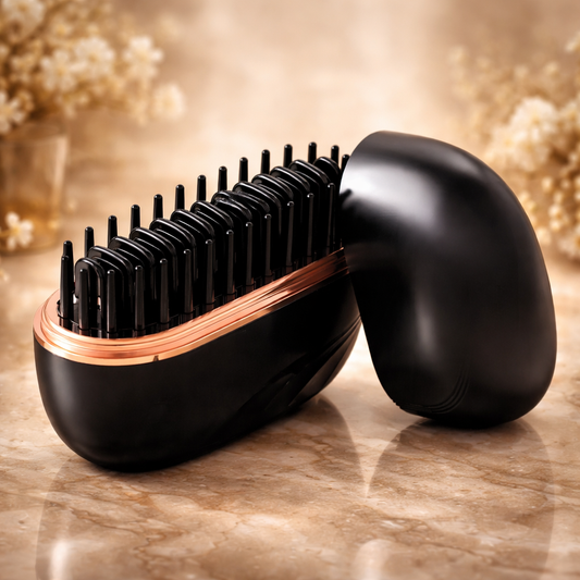 Allure Mini Portable Hair Straightener Brush
