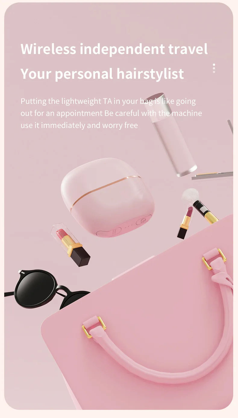 Allure Mini Portable Hair Straightener Brush