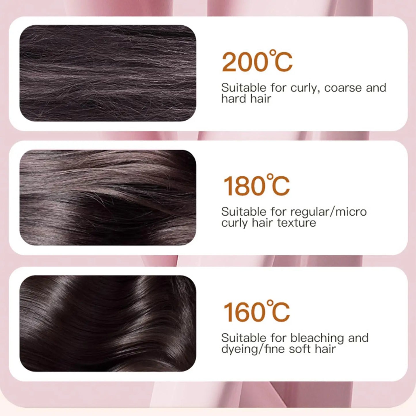 Allure Mini Portable Hair Straightener Brush
