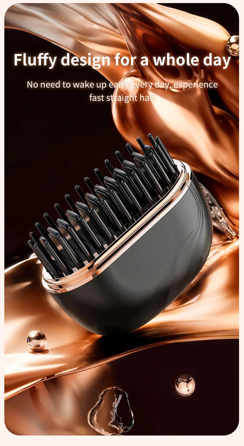 Allure Mini Portable Hair Straightener Brush
